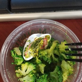 McAlister's Deli - Why would a container of butter be in the bottom of my cup of broccoli? - Delis Near Me - Live Oak, Texas McAlister's Deli - Why would a container of butter be in the bottom of my cup of broccoli? - Delis Near Me - Live Oak, Texas
