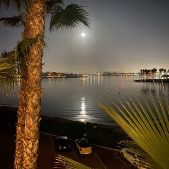 Bahia Resort Hotel - Night view from balcony - San Diego, CA
