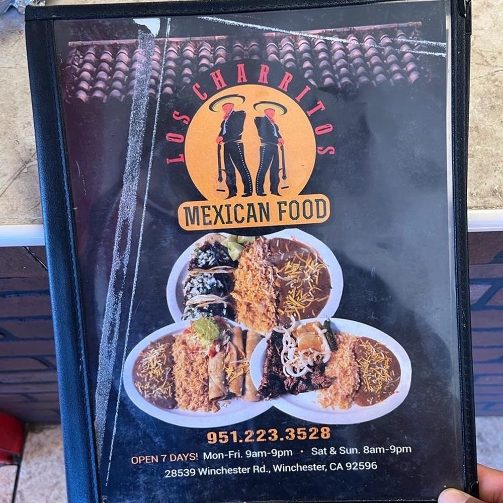 Los Charritos - Menú front - Mexican Near Me - Winchester, California Los Charritos - Menú front - Mexican Near Me - Winchester, California