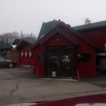 Golden Dragon - a red building with a green roof - Chinese Near Me - Battle Creek, Michigan
