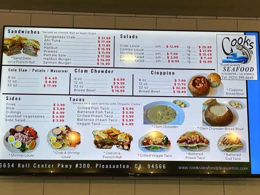 Menu photo 7 Cook's Seafood Pleasanton, CA Menu photo 7 Cook's Seafood Pleasanton, CA