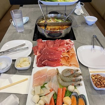 Hot Pot City - Seafood and meat combination - Chinese Near Me - Houston, Texas Hot Pot City - Seafood and meat combination - Chinese Near Me - Houston, Texas