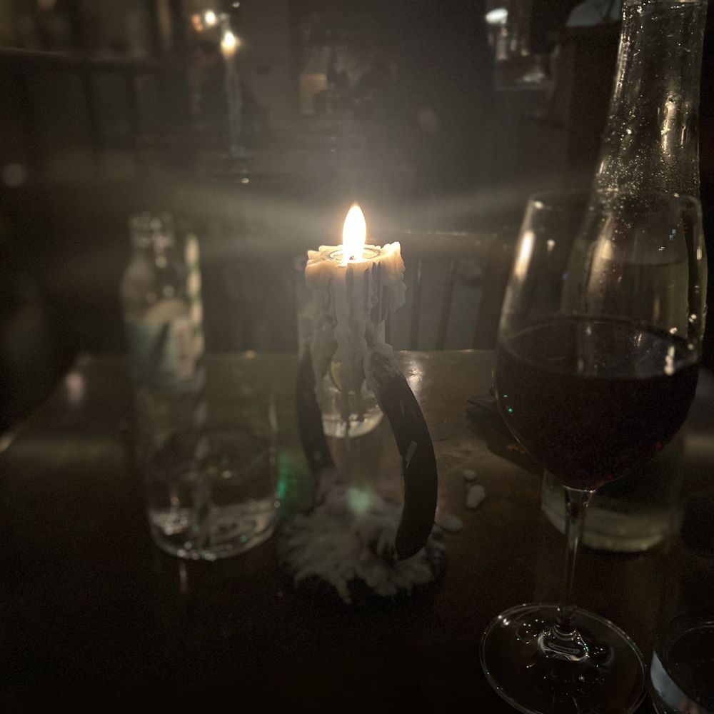 Candle and wine Candle and wine
