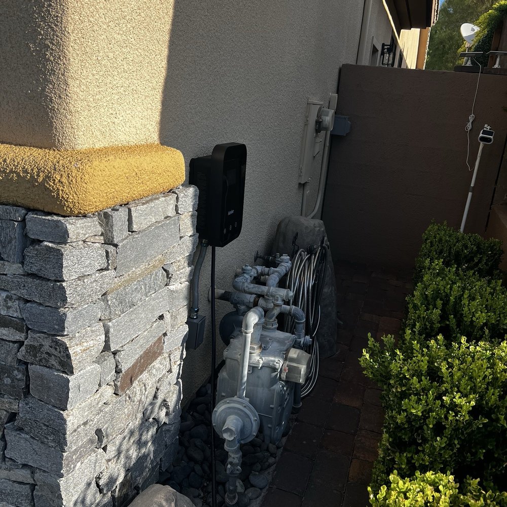 LV Indoor Science - Exterior EV Charger - Electricians Near Me - Henderson, Nevada