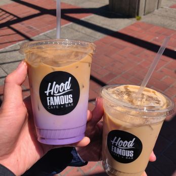 Hood Famous - Ube latte and pandan latte - Cafes Near Me - Seattle, Washington Hood Famous - Ube latte and pandan latte - Cafes Near Me - Seattle, Washington