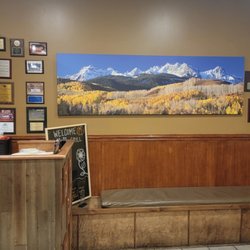 Colorado Grill - Waiting area with hostess stand.