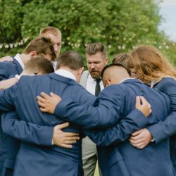 A Stone's Throw Winery - Prayer prior to ceremony