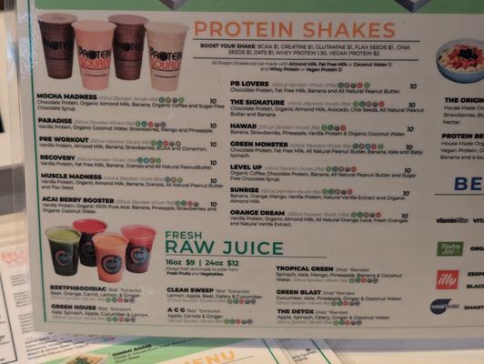 Menu photo 2 the Protein Source Las Vegas, NV Menu photo 2 the Protein Source Las Vegas, NV