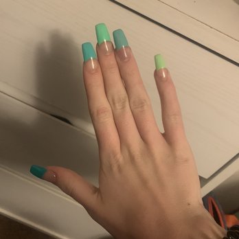 New York Nails - set I received - Nail Salons Near Me - Pittsburgh, Pennsylvania
