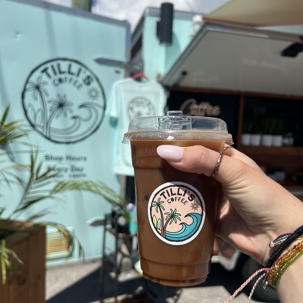 Iced latte with mocha Iced latte with mocha
