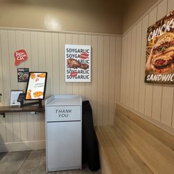 Bonchon Orem - E. University Pkwy - Kiosk to order and waiting bench