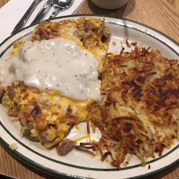 Penfold's Café - Penfolds omelet with well done hash browns - Breakfast & Brunch Near Me - Temecula, California