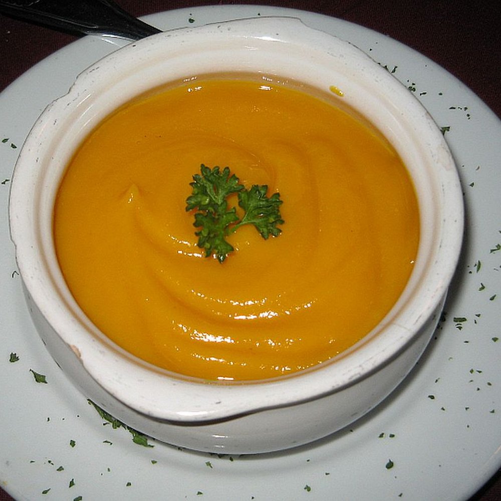 Chez Axel French Restaurant - Carrot soup. OMG. - French Near Me - Albuquerque, New Mexico
