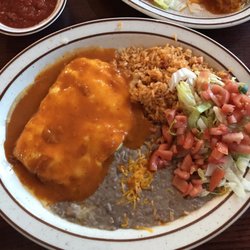 Plaza Mexico - Huevos Rancheros. The egg was a little over cooked. Beans and rice was good.