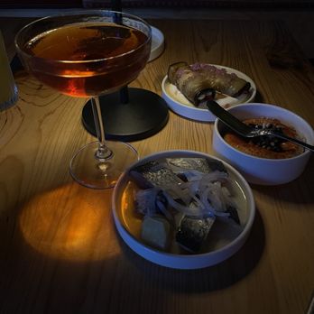 Anelya - Haidamaki cocktail, sunflower hummus - Ukrainian Near Me - Chicago, Illinois