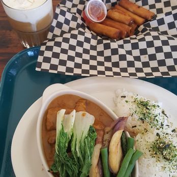 Enseamada Cafe - Sea salt crema iced coffee, lumpia, and kare kare (7/12/22) - Filipino Near Me - Everett, Washington