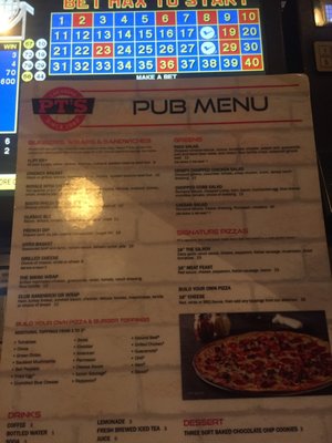 Menu photo 3 PT's Place Las Vegas, NV Menu photo 3 PT's Place Las Vegas, NV