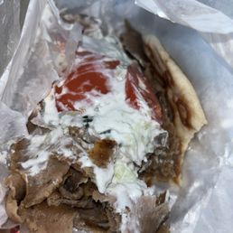 Gyro plate (fries not shown) Gyro plate (fries not shown)