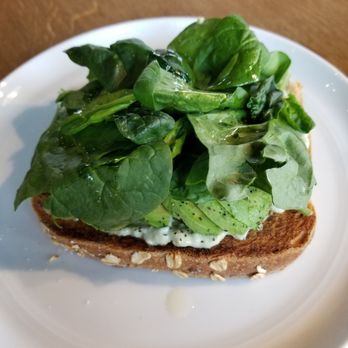Caffeine Roasters - Avocado Toast w/ fresh spinach - Coffee Roasteries Near Me - Tampa, Florida Caffeine Roasters - Avocado Toast w/ fresh spinach - Coffee Roasteries Near Me - Tampa, Florida