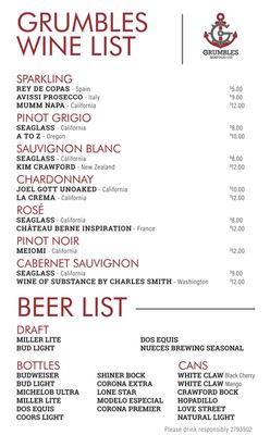 Menu photo 5 Grumbles Seafood Port Aransas, TX Menu photo 5 Grumbles Seafood Port Aransas, TX