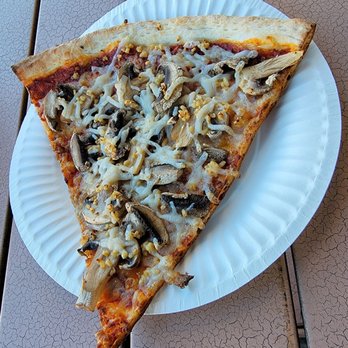 Fat Tomato Pizza - Garlic & Mushroom Vegan Slice - Pizza Near Me - Long Beach, California Fat Tomato Pizza - Garlic & Mushroom Vegan Slice - Pizza Near Me - Long Beach, California
