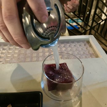 Yunta Nikkei - Cocktail w frozen chicha morada, I can't remember the name of it - Peruvian Near Me - Charlotte, North Carolina