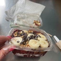 Açaí banana and chocolate (small) Açaí banana and chocolate (small)