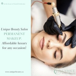 Unique Beauty Salon - Permanent makeup, also called a cosmetic tattoo or Micropigmentation, is done with the use of a pen containing iron oxide that tattoos the s