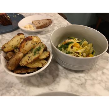 The Lonely Pine Steakhouse - Potatoes and summer vegetables - American Near Me - Cincinnati, Ohio