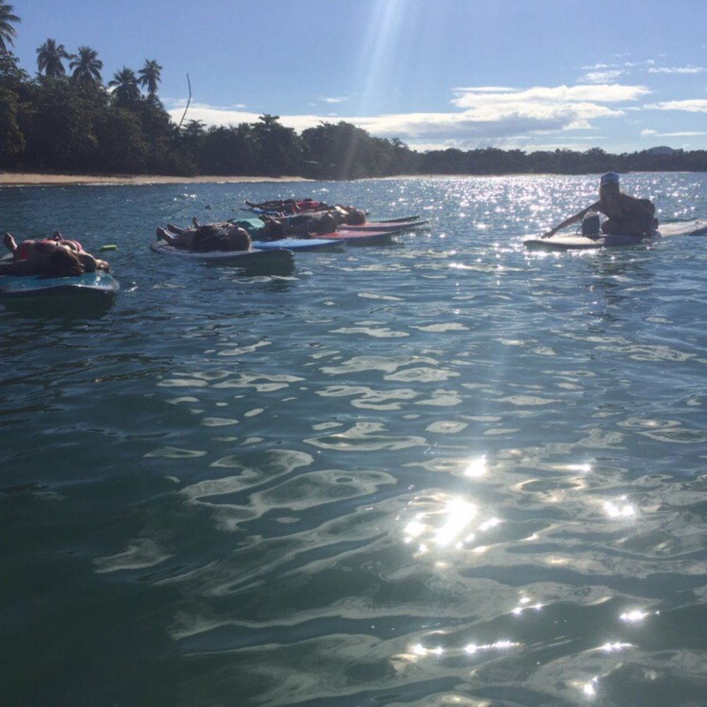 JBYoga - SUP yoga during the Just Add Water retreat in Rincon, Puerto Rico - Yoga Near Me