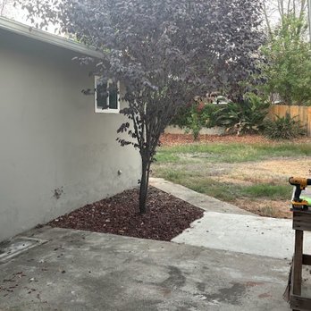 Infinite Sky Landscape Design - BEFORE Courtyard - Landscape Architects or Designers Near Me