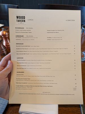 Menu photo 3 Wood Tavern Oakland, CA Menu photo 3 Wood Tavern Oakland, CA