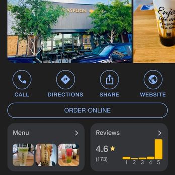 Teaspoon - Hours of operation - Bubble Tea Near Me - Las Vegas, Nevada