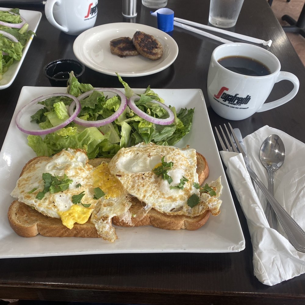 The Colony Cafe - Healthy Dishes for Breakfast Avacado with over hard eggs - Breakfast & Brunch Near Me - The Colony, Texas