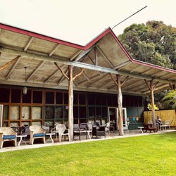 Kalani - The outdoor lanai to our Hale Aloha shop and front desk