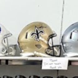 Full sized football helmets