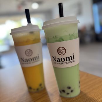 Naomi Sushi Express - Mango and honey dew melon bubble tea - Sushi Bars Near Me - Orlando, Florida Naomi Sushi Express - Mango and honey dew melon bubble tea - Sushi Bars Near Me - Orlando, Florida