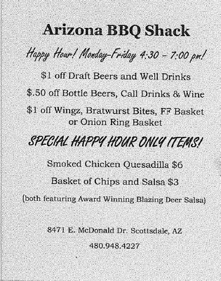 Menu photo 6 Arizona BBQ Shack Scottsdale, AZ Menu photo 6 Arizona BBQ Shack Scottsdale, AZ