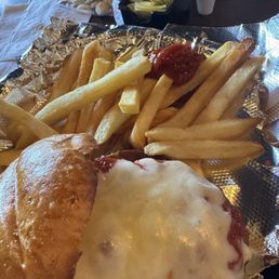 Crispy Chicken Parmesan Sandwich
