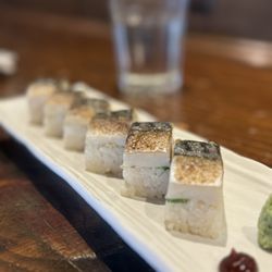 Izakaya Hachi - Torrance - Saba Mackerel Pressed Sushi --
