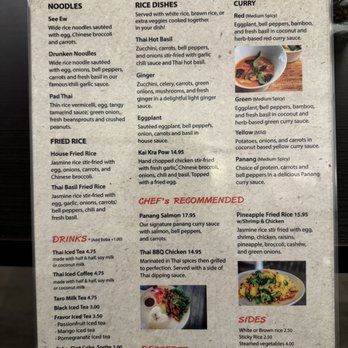 Thai Joint - Menu - Thai Near Me - San Diego, California