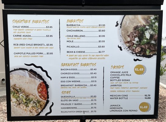 Menu photo 1 Rita's Burritos El Paso, TX