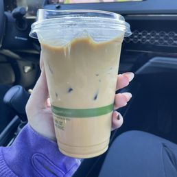 Iced mocha latte Iced mocha latte