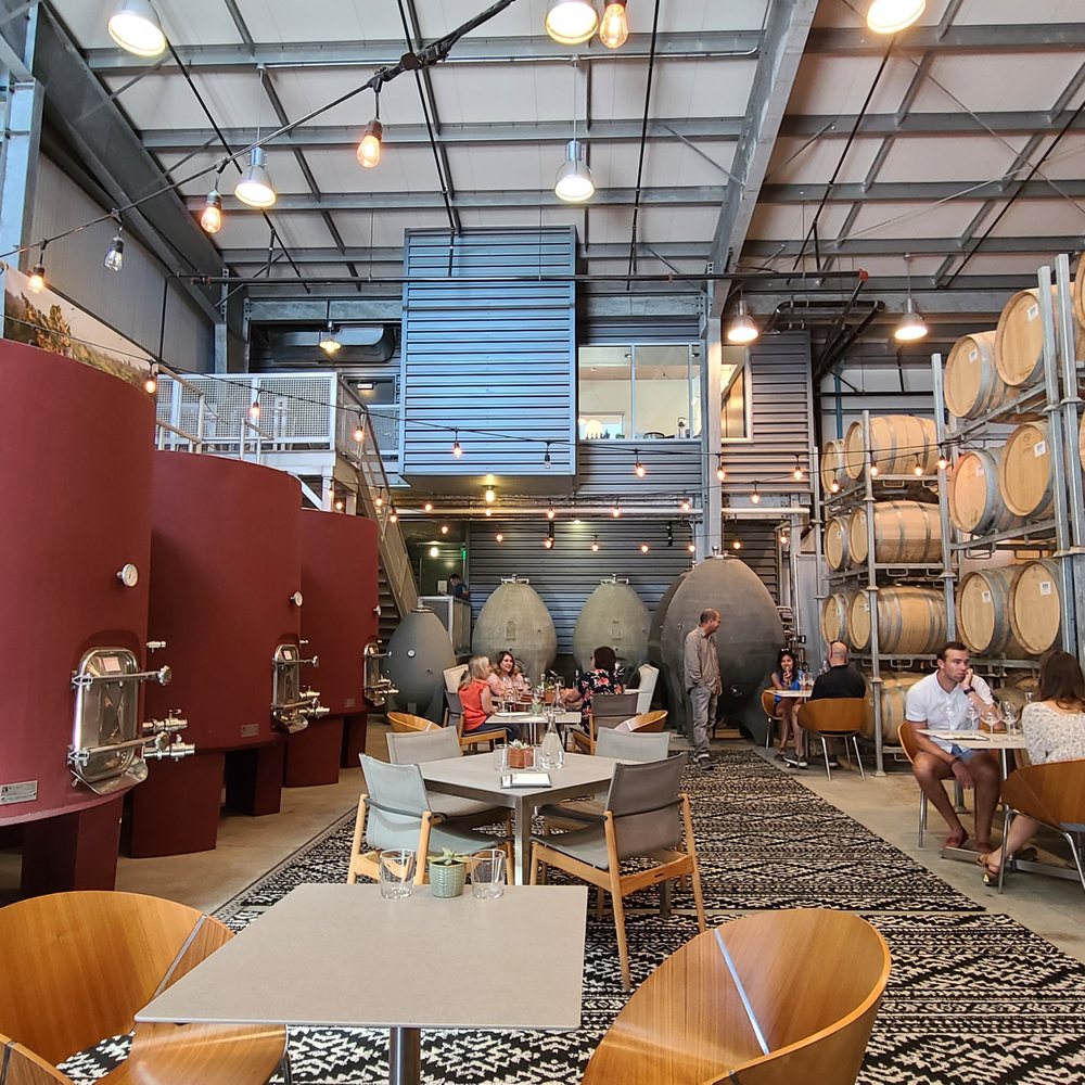 Cuvaison - Epic Barrel Room tasting area - Wineries Near Me - Napa, California