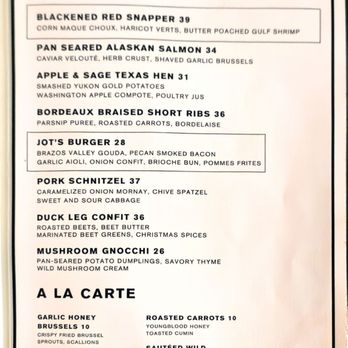 Jots - Menu Sept 2026 - American Near Me - San Antonio, Texas Jots - Menu Sept 2026 - American Near Me - San Antonio, Texas
