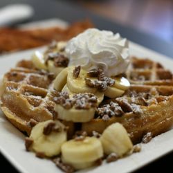 Ritzy's beast of a Belgian waffle!