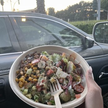 CAVA - a custom bowl after I mixed it around (before I tried it) - Mediterranean Near Me - Irvine, California CAVA - a custom bowl after I mixed it around (before I tried it) - Mediterranean Near Me - Irvine, California