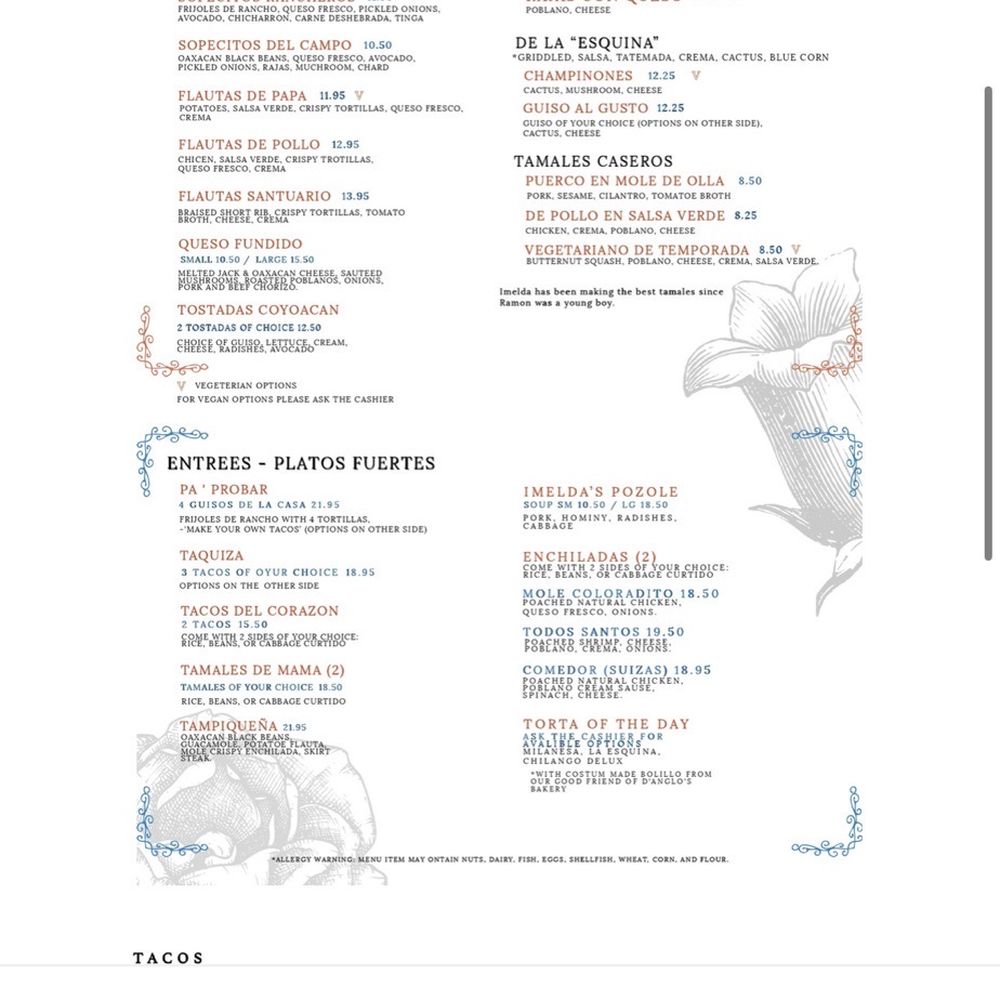 Corazon Comedor - Menu - Mexican Near Me - Santa Barbara, California Corazon Comedor - Menu - Mexican Near Me - Santa Barbara, California