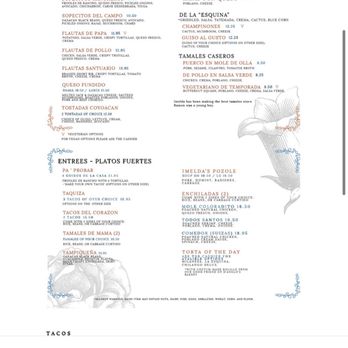 Corazon Comedor - Menu - Mexican Near Me - Santa Barbara, California