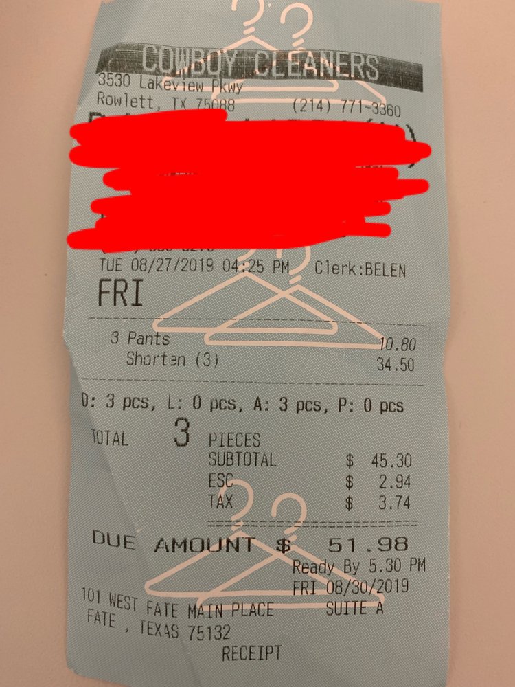 COWBOY CLEANERS Updated July 2024 101 W Fate Main Pl, Rockwall